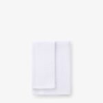 Set 1+1 asciugamani viso e ospite Linea Oro Nido d'ape in 100% cotone per Hotel e BeB