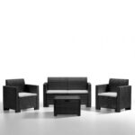 Coppia Cuscini per poltrone e divani in Rattan